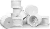 REAR WHEELS WHITE V2 (10) 14mm Hex