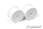 REAR WHEELS WHITE V2 (2) 14mm Hex
