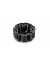 COMPOSITE GEAR DIFFERENTIAL CASE WITH PULLEY 53T - LCG - GRAPHITE