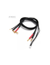 Charging Lead 4/5mm 2S CAR LiPo to 4mm Bullets 12AWG 500mm