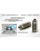 XB8 ALU FRONT SHOCK BODY -2MM - SWISS 7075 T6 (2)