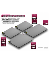 FLAT SET-UP BOARD 1/8 ON-ROAD - LIGHTWEIGHT - SILVER GREY