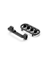 ALU UPPER ARM HOLDER - RIGHT - BLACK - SWISS 7075 T6 - SET