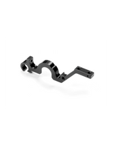 ALU LOWER BULKHEAD REAR - LEFT - BLACK - SWISS 7075 T6