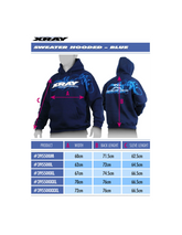 XRAY SWEATER HOODED - BLUE (S)