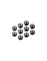 Alu Nut M4 - Black (10)