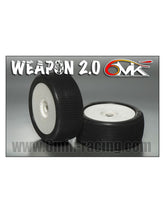 6MIK Weapon 2.0" Tyres glued on rims - 0/18 compound (pair)