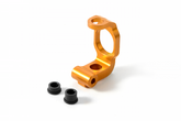 ALU C-HUB FRONT BLOCK, LEFT - 4° DEG - ORANGE