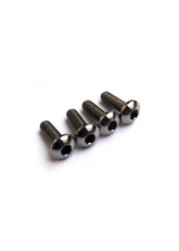 Hiro-Seiko Titanium Hex Button M3x15 (4pcs)
