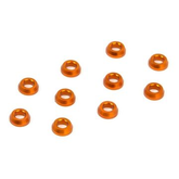 ALU CONICAL SHIM 3x6x2.0MM - ORANGE (10)