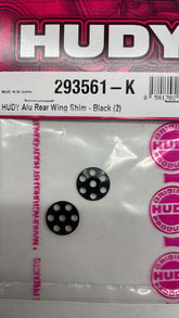 HUDY ALU REAR WING SHIM - BLACK (2)