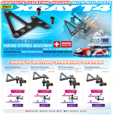 Graphite Floating Servo Holder with Alu Posts