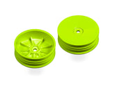 2WD FRONT SLIM WHEEL AERODISK WITH NARROW OFFSET - YELLOW (2)