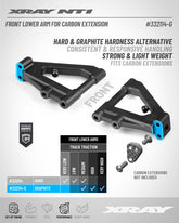 COMPOSITE SUSPENSION ARM FRONT LOWER FOR CARBON EXTENSION - GRAPHITE