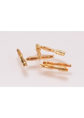 VAMPIRE RACING 2MM GOLD PLUG MALE (6 PCS)