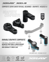 COMPOSITE SERVO SAVER FOR BALL-BEARINGS - GRAPHITE 362512-G