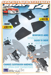 GRAPHITE FRONT LOWER ARM PLATE 1.6MM (2)