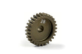 28T / 48 NARROW PINION GEAR ALU HARD COATED