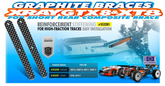 GT GRAPHITE BRACES FOR REAR COMPOSITE BRACE - SET