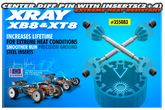 XB8 Extreme Heat Resistant Center Diff Pin with Inserts