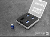 Bittydesign Magnetic Body Post Marker Kit 1/10 & 1/12 Onroad - Blue Crosshair
