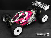 BITTYDESIGN Body VISION 1/8 Buggy Xray XB8E Clear Pre-cut