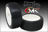 6MIK DASH Tyres glued on rims white rims