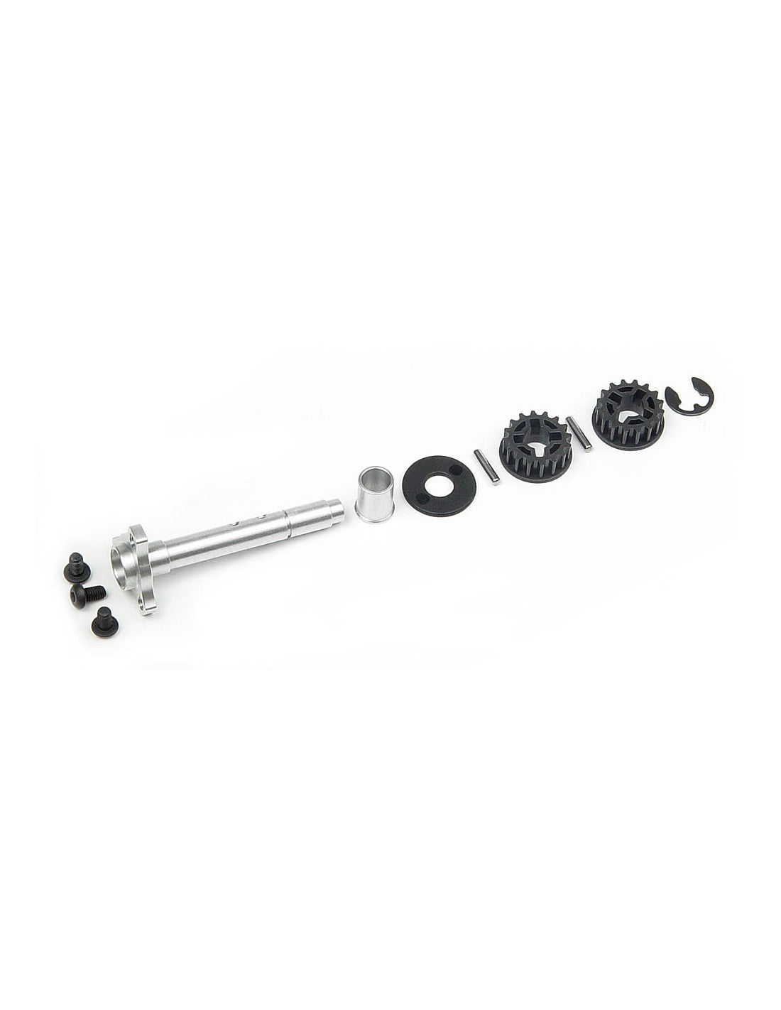 SOLID ALU CENTRAL LAYSHAFT SET