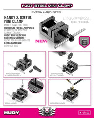 HUDY STEEL MINI CLAMP – EXTRA HARD STEEL