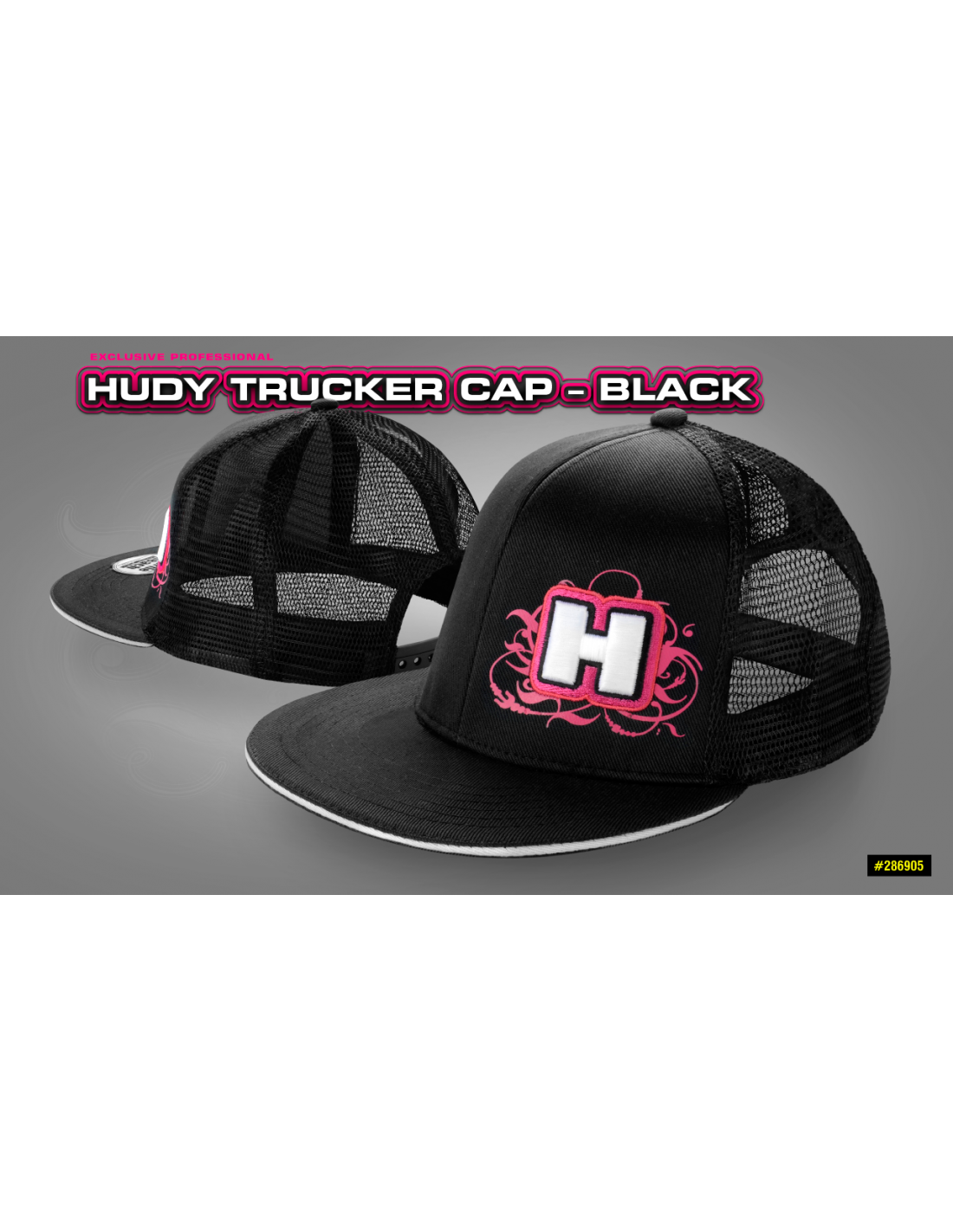 HUDY Trucker Cap - Black