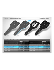 X1'19 GRAPHITE CHASSIS 2.5MM - HARD