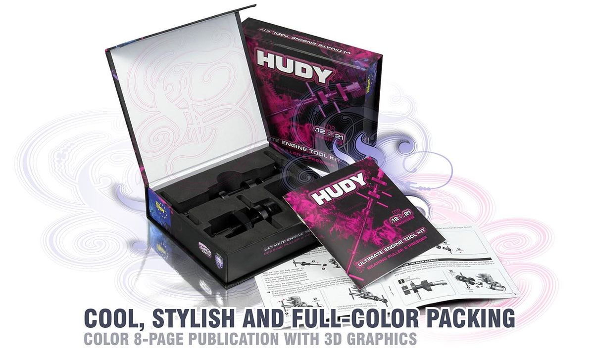 HUDY PROFFESIONAL ENGINE TOOL KIT FOR .21 ENGINE
