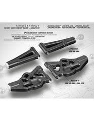 XB8 COMPOSITE FRONT LOWER SUSPENSION ARM - GRAPHITE