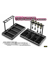 HUDY ALU TRAY FOR 1/10 OFF-ROAD DIFF & SHOCKS