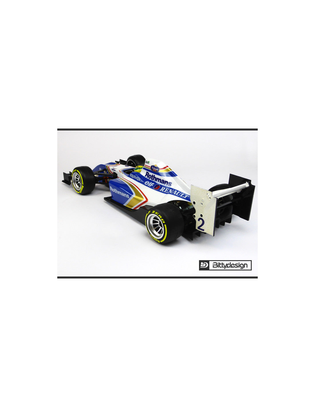 Bitty Design Type-6R' Clear body shell 1/10 F1 Light Weight