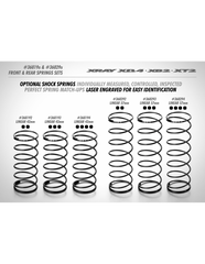 REAR SPRING-SET L 57MM - 3 DOTS (2)