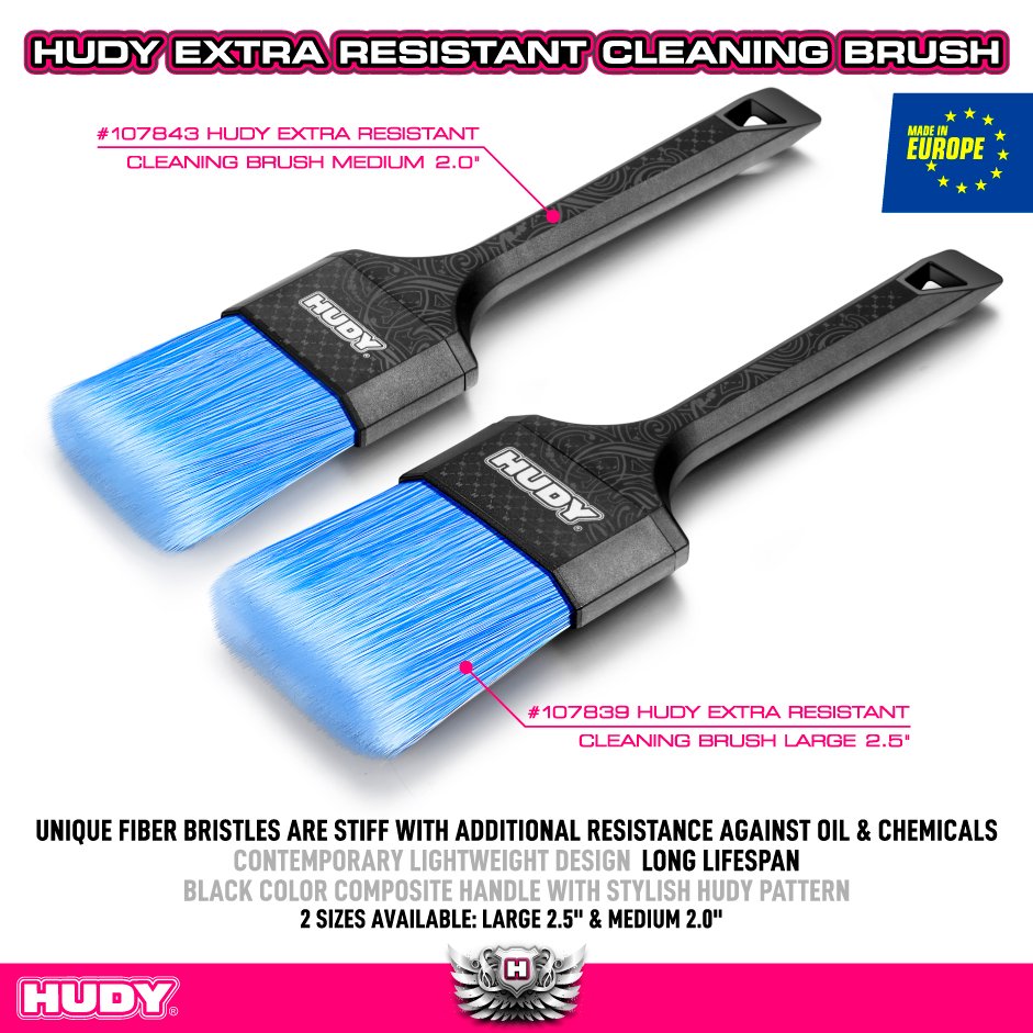 107843 HUDY Cleaning Brush - Extra Resistant - 2.0"