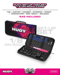 HUDY SET-UP TOOLSET 1/8 ON-ROAD CARS 108051