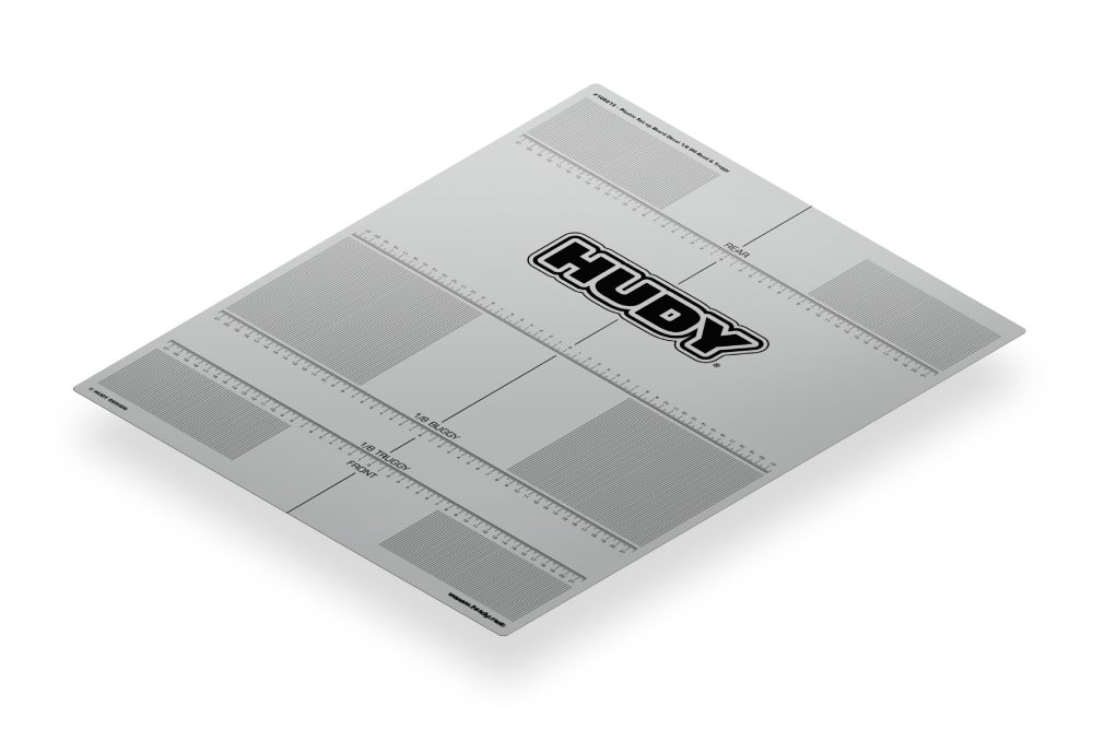 PLASTIC SET-UP BOARD DECAL 449x562MM - 1/8 OFF-ROAD & TRUGGY