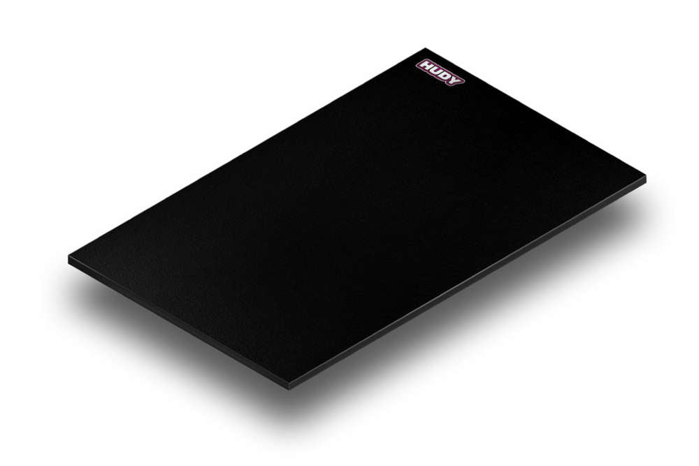 FLAT SET-UP BOARD 1/8 ON-ROAD - LIGHTWEIGHT - BLACK