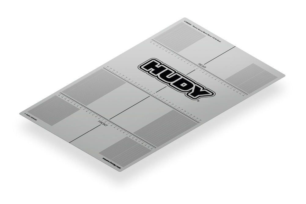 PLASTIC SET-UP BOARD DECAL 331x545mm - 1/8 ON-ROAD
