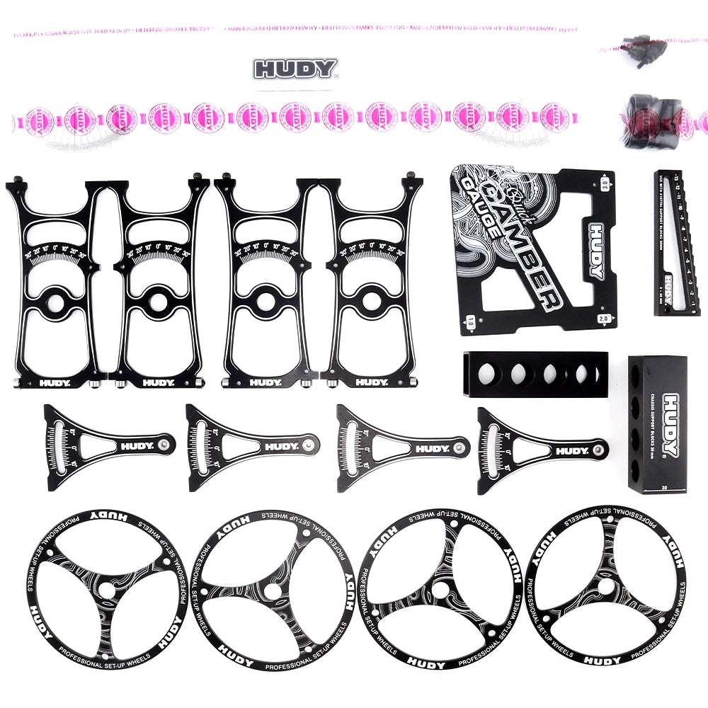 COMPLETE SET OF SET-UP TOOLS + CARRYING BAG - FOR 1/8 OFF-ROAD CARS 108856