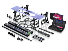 SET-UP STATION & SET-UP TOOLS + CARRYING BAG FOR 1/10 TOURING CARS