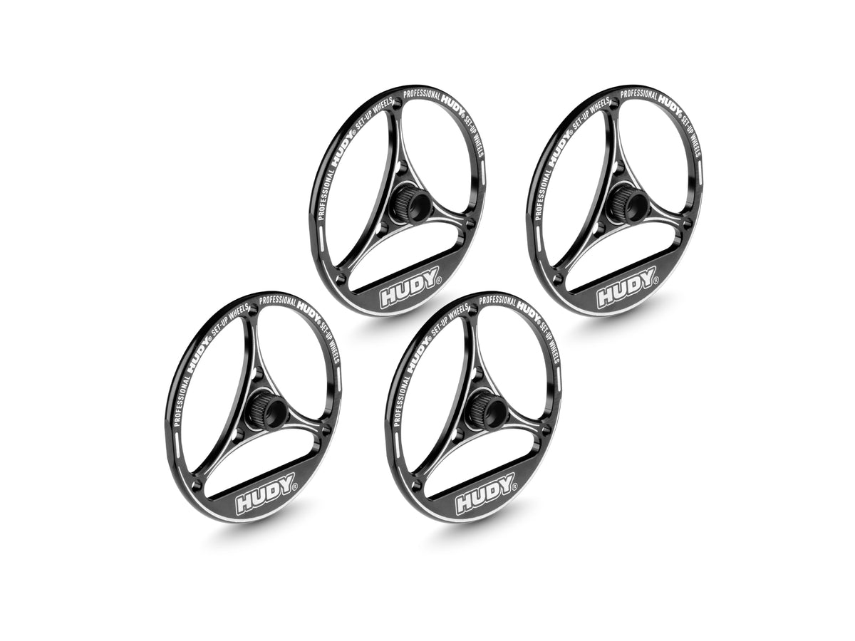 ALU TWEAK SET-UP WHEEL FOR 1/10 TOURING CAR & FWD (4)