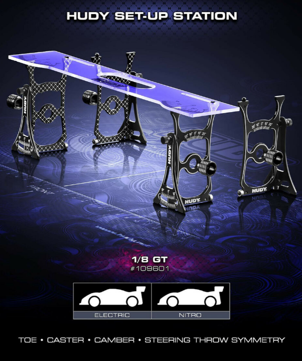 HUDY SET-UP STATION FOR 1/8 GT 109601