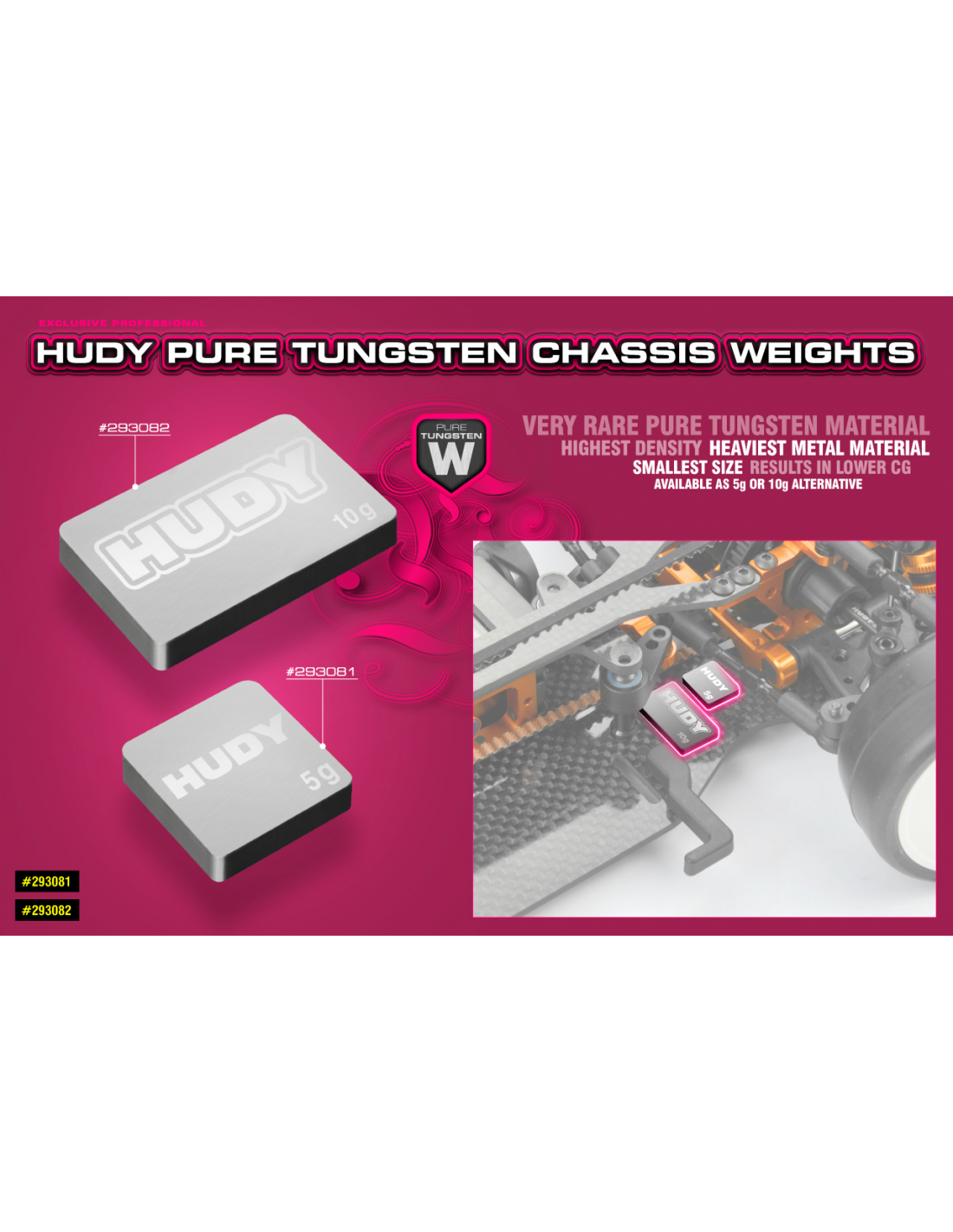 HUDY PURE TUNGSTEN WEIGHT 10g