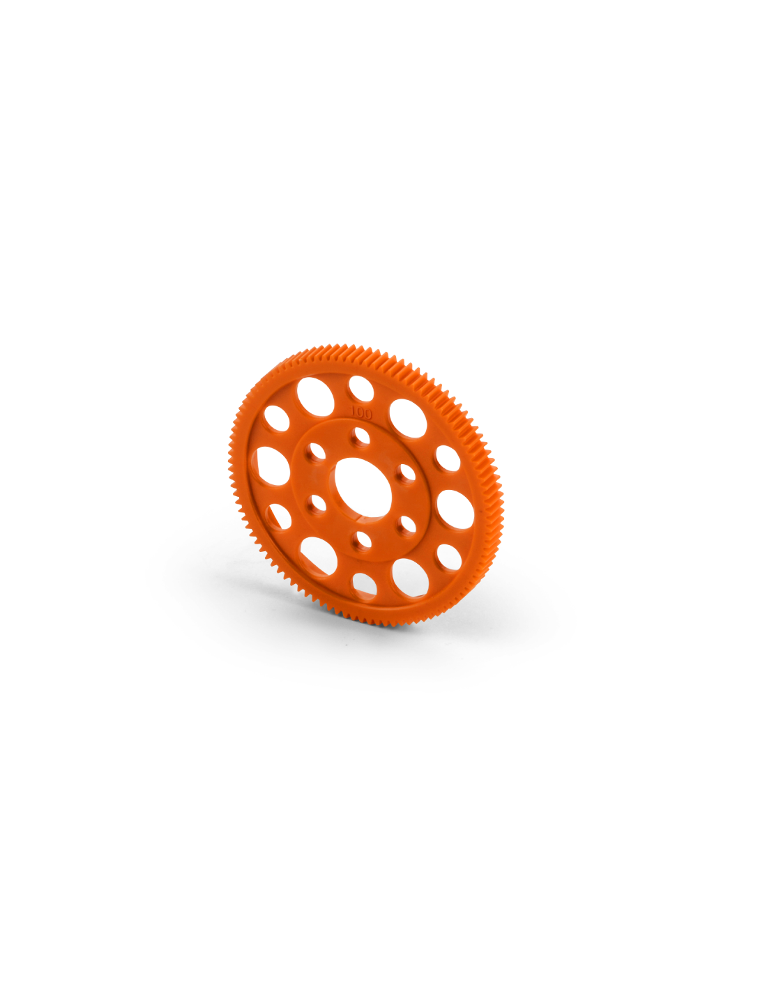 100T / 64 Composite Offset Spur Gear 100T / 64  Orange