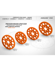 110T / 64 Composite Offset Spur Gear  - Orange