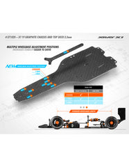 X1'19 Graphite Chassis & Top Deck