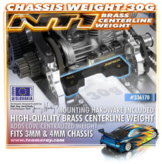 BRASS CHASSIS WEIGHT FOR NT1 30g